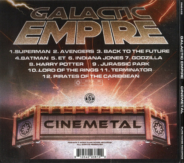 Galactic Empire : Cinemetal  (CD)
