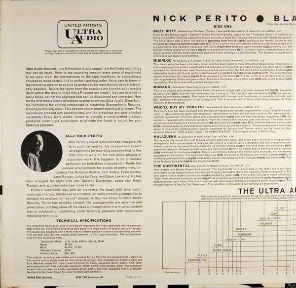 Nick Perito And His Orchestra* : Blazing Latin Brass (LP, Album)