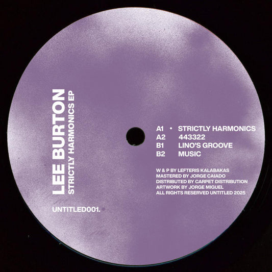 Lee Burton : Strictly Harmonics EP (12")