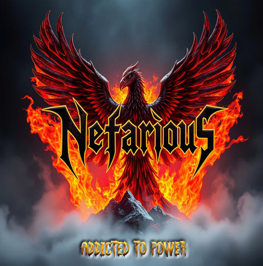 Nefarious (27) : Addicted To Power (LP, Album, Ora)