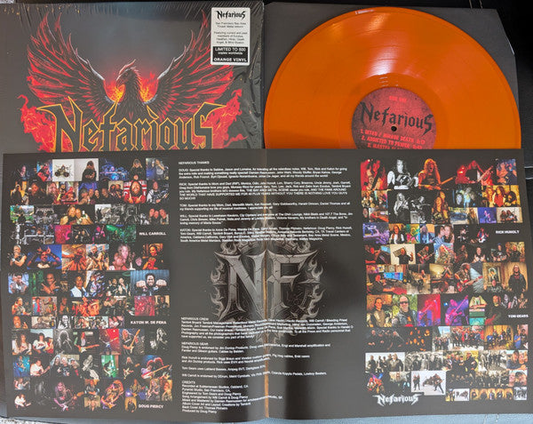 Nefarious (27) : Addicted To Power (LP, Album, Ora)