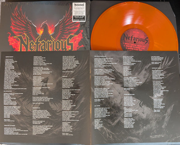 Nefarious (27) : Addicted To Power (LP, Album, Ora)