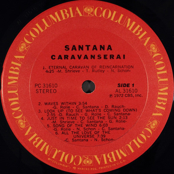 Santana : Caravanserai (LP, Album, RP, Gat)
