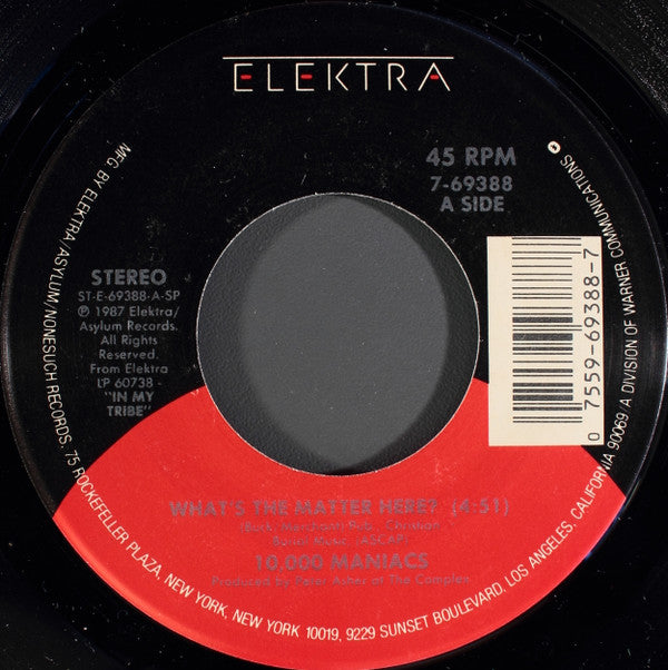 10,000 Maniacs : What's The Matter Here? (7")