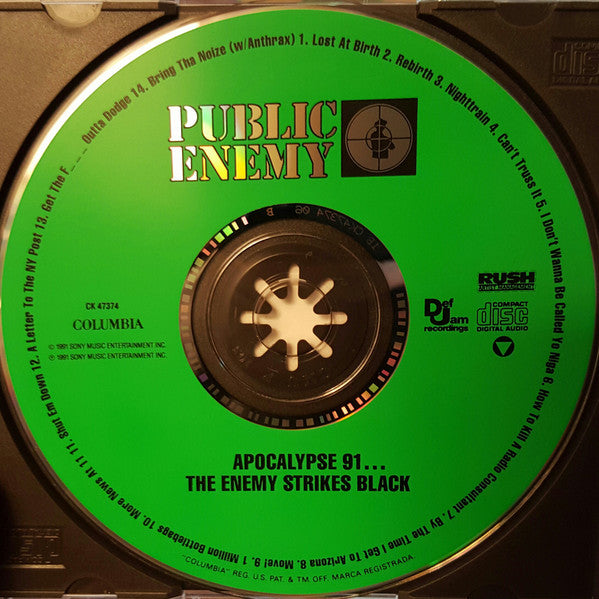 Public Enemy : Apocalypse 91...The Enemy Strikes Black (CD, Album, Son)