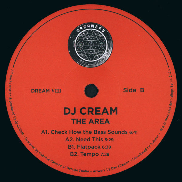 DJ Cream (4) : The Area (12")