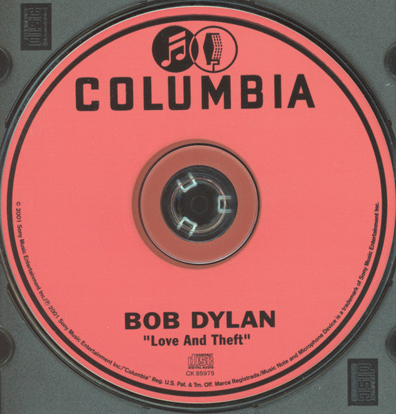 Bob Dylan : "Love And Theft" (CD, Album, Club, Spr)