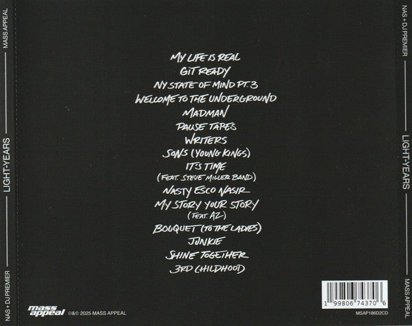 Nas + DJ Premier : Light-Years (CD, Album)