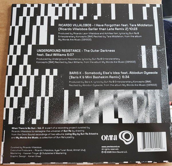 Ricardo Villalobos / Underground Resistance / Baris K : When There Is No Sun - Vol.2 (12")