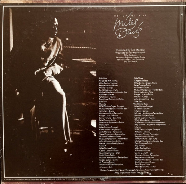 Miles Davis : Get Up With It (2xLP, Album, Pit)