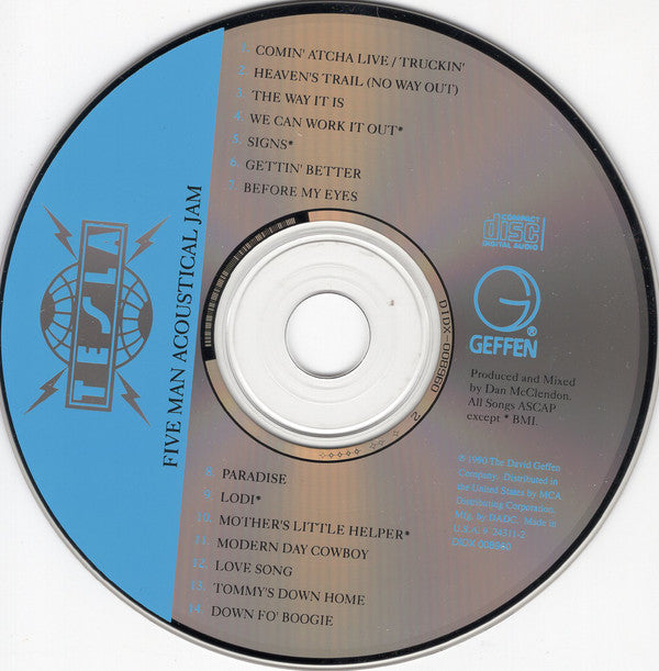 Tesla : Five Man Acoustical Jam (CD, Album, RE)