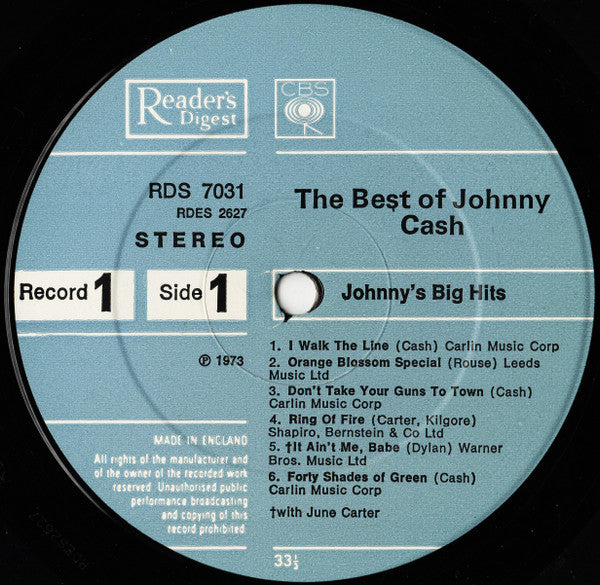 Johnny Cash : The Best Of Johnny Cash (6xLP, Comp + Box)