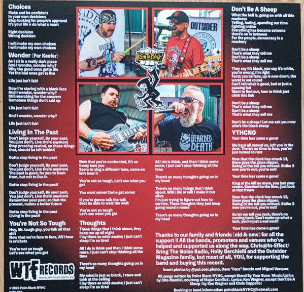Point Blank NYHC :  Back To Square One (12", Ltd, Yel)