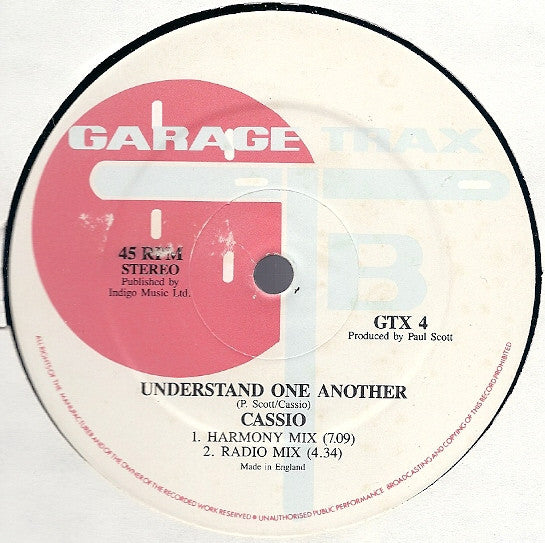 Cassio Ware : Understand One Another (12")