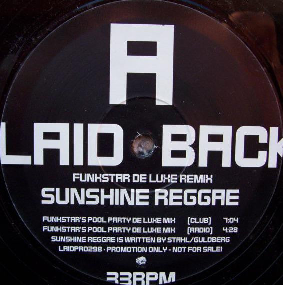 Laid Back : Sunshine Reggae (Funkstar De Luxe Remix) (12", Promo)