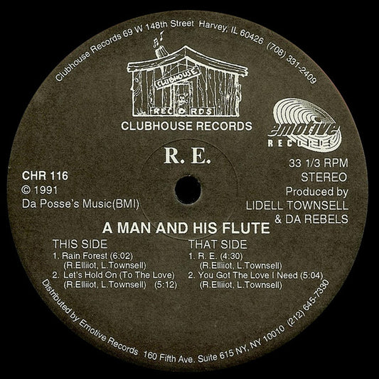 R.E. : A Man And His Flute (12",33 ⅓ RPM)