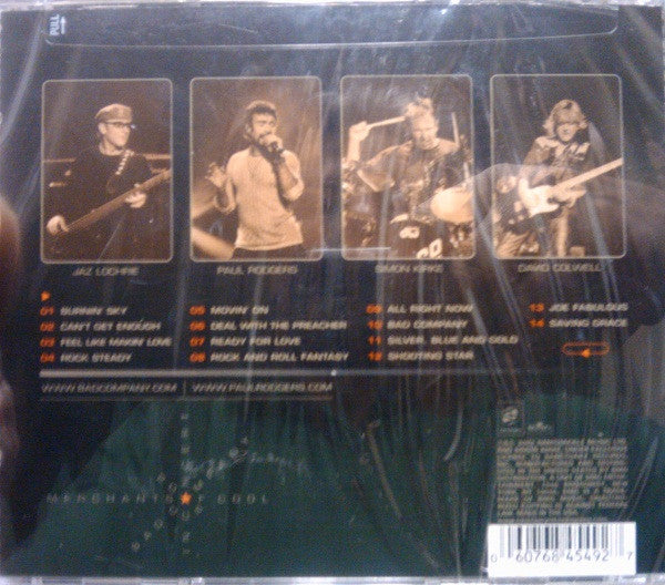 Bad Company (3) : In Concert: Merchants Of Cool (CD, Album)