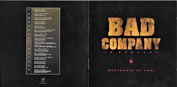 Bad Company (3) : In Concert: Merchants Of Cool (CD, Album)