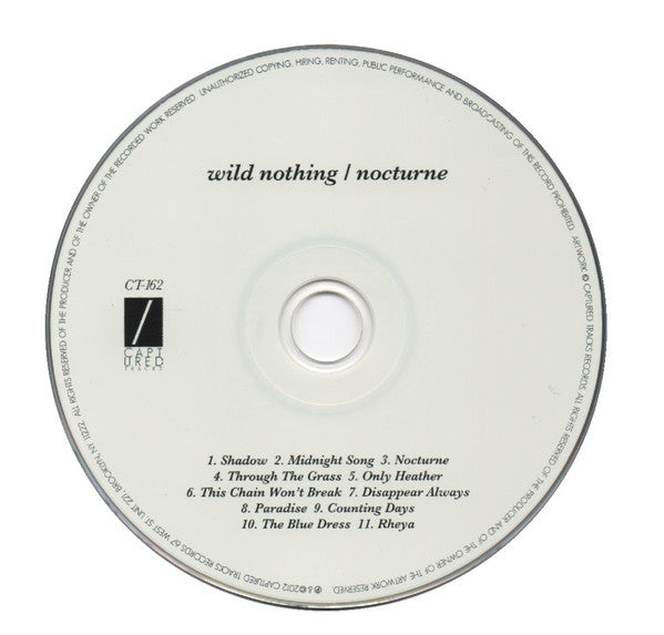 Wild Nothing : Nocturne (CD, Album)