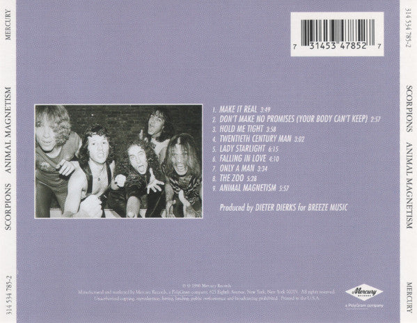 Scorpions : Animal Magnetism (CD, Album, RE)