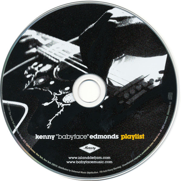 Kenny "Babyface" Edmonds* : Playlist (CD, Album)