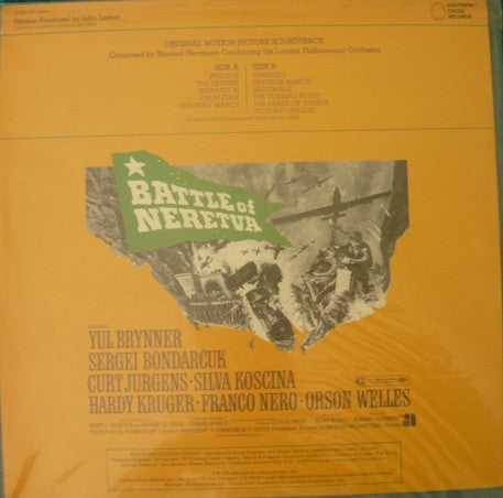 Bernard Herrmann : Battle Of Neretva (Original Motion Picture Soundtrack) (LP, Album)