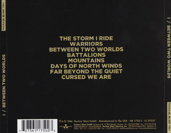 I (5) : Between Two Worlds (CD, Album)