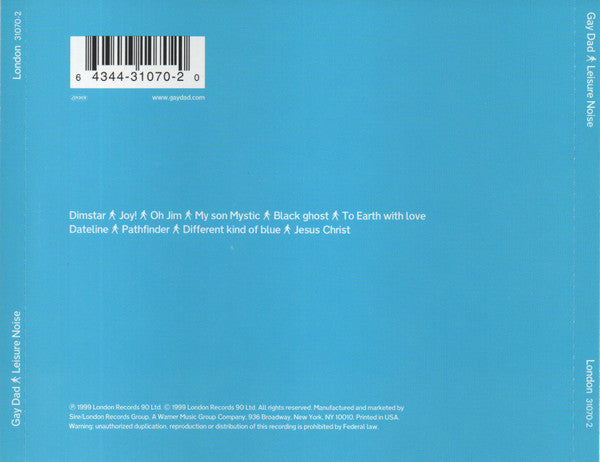 Gay Dad : Leisure Noise (CD, Album)