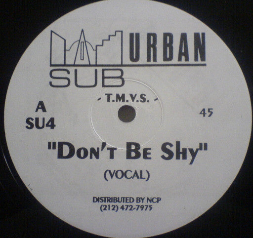 T.M.V.S. : Don't Be Shy (12")