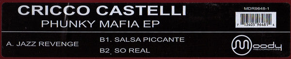 Cricco Castelli : Phunky Mafia EP (12", EP)