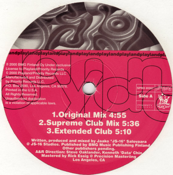 JS-16* : Love Supreme (12", Promo)