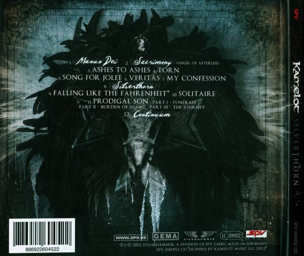 Kamelot : Silverthorn (Box, Ltd + CD, Album, Eco + CD, Album, Car)