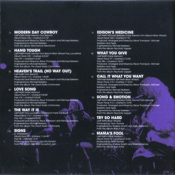 Tesla : The Best Of Tesla (CD, Comp, RE)