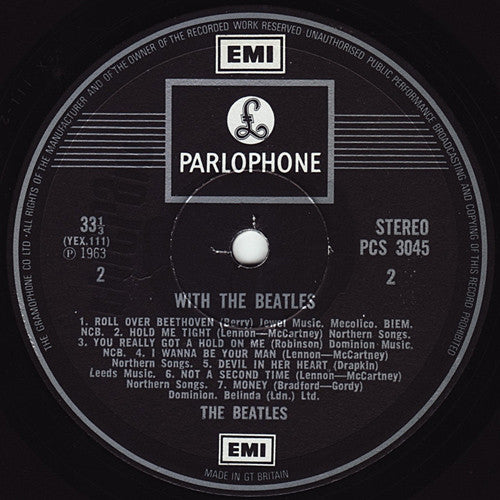 The Beatles : With The Beatles (LP, Album, RE)
