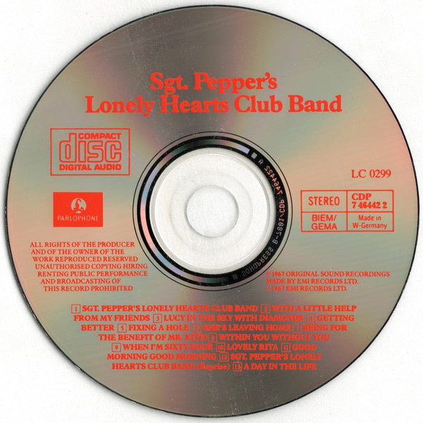 The Beatles : Sgt. Pepper's Lonely Hearts Club Band (CD, Album, RE, Son)
