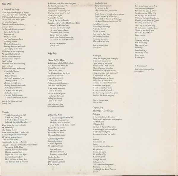 Rush : A Farewell To Kings (LP, Album, Pit)