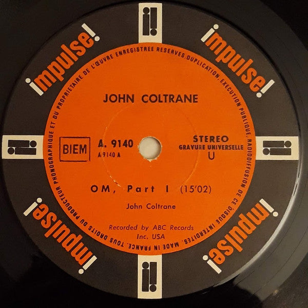 John Coltrane : Om (LP, Album, Gat)
