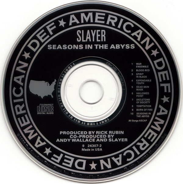Slayer : Seasons In The Abyss (CD, Album)