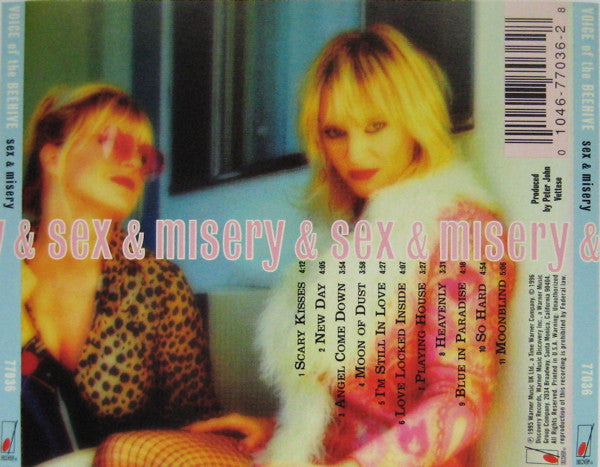 Voice Of The Beehive : Sex & Misery (CD, Album)