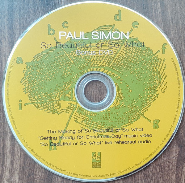 Paul Simon : So Beautiful Or So What (CD, Album, Dlx, Ltd, Del + DVD, Del)