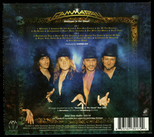 Gamma Ray : Skeletons In The Closet (CD, Enh + CD + Album, Dig)