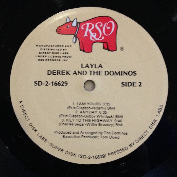 Derek And The Dominos* : Layla And Other Assorted Love Songs (2xLP, Album, RE, RM)