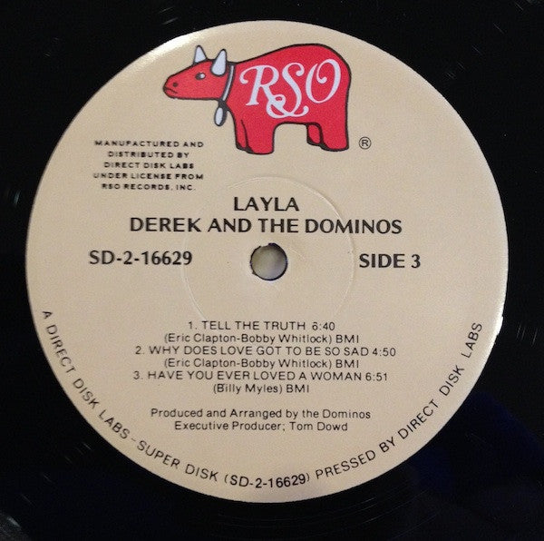 Derek And The Dominos* : Layla And Other Assorted Love Songs (2xLP, Album, RE, RM)