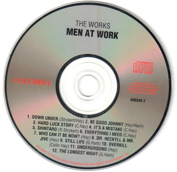 Men At Work : The Works (CD, Comp, RE)