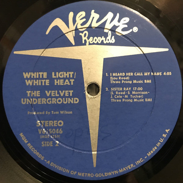 The Velvet Underground : White Light/White Heat (LP, Album, Wes)
