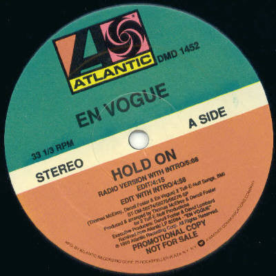 En Vogue : Hold On (12", Promo)