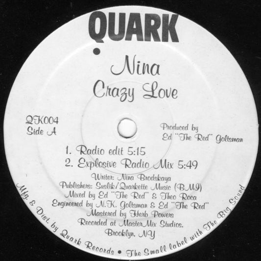 Нина Бродская : Crazy Love (12")