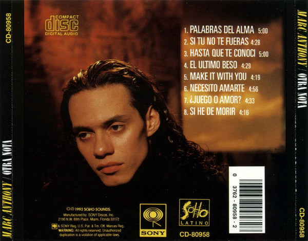 Marc Anthony : Otra Nota (CD, Album)
