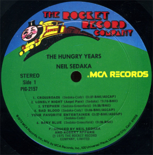 Neil Sedaka : The Hungry Years (LP, Album, Mon)