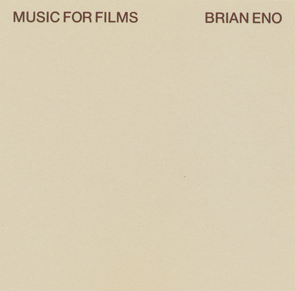 Brian Eno : Music For Films (CD, Album, RE)